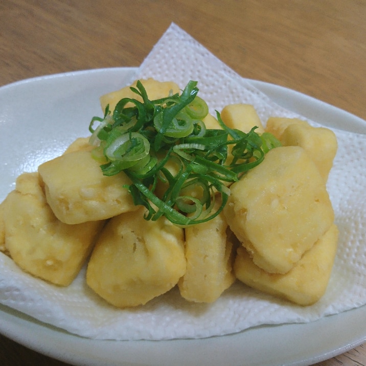 簡単!絹の揚げだし豆腐(´ 3`)